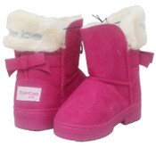 Wholesale - FUCHSIA BEBE TODDLER GIRLS WINTER BOOT W/BOW & BEBE LUREX 6-ASST SIZE 5-10 C/P 12, UPC: